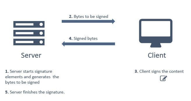 Remote signature diagram