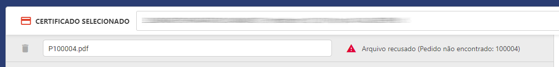 File rejected by API