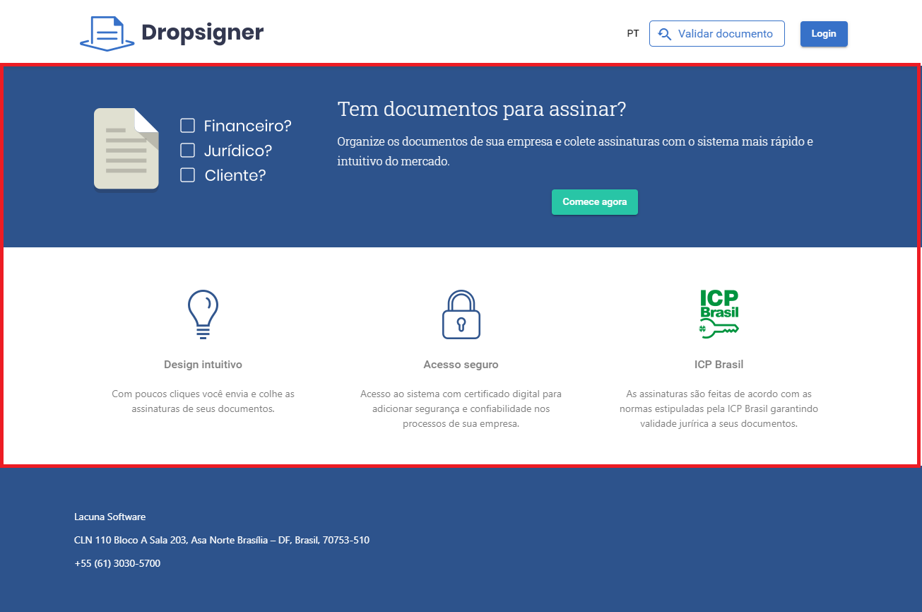 Custom home page