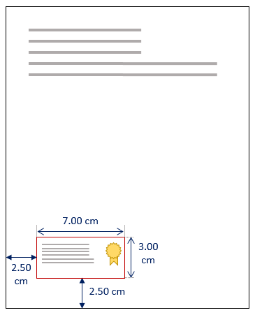 PAdES visual representation manual positioning