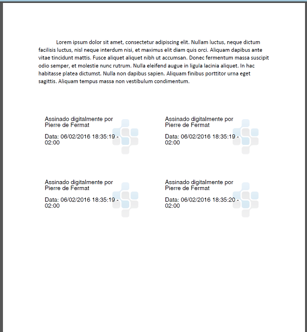 PAdES auto positioning sample
