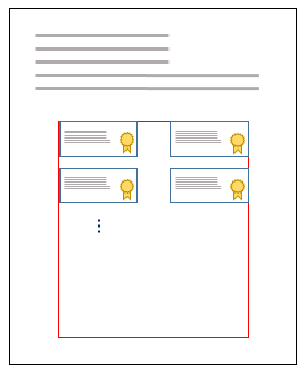 PAdES visual representation auto positioning result